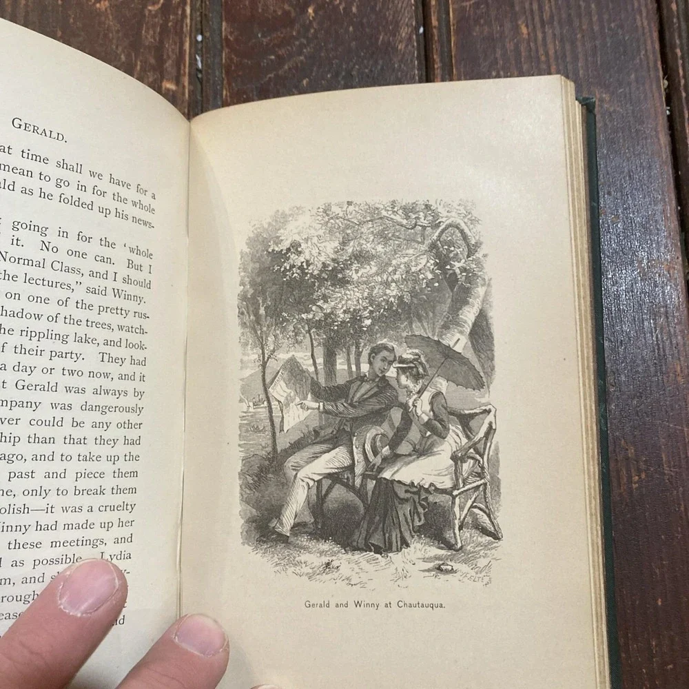 Gerald: A Story of To-Day by Emma Leslie 1881‎ Hardcover Book - VERY RARE